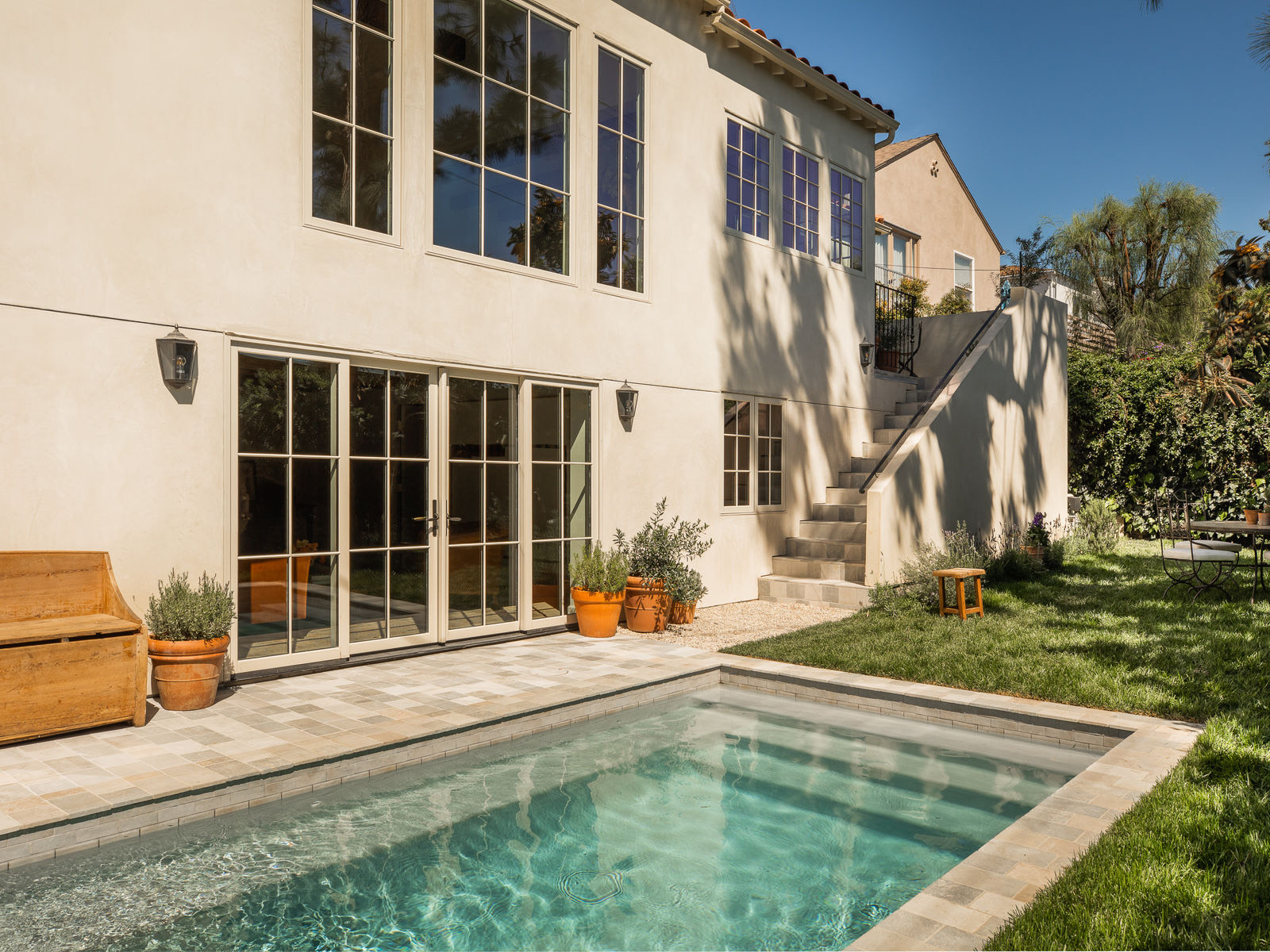Completed custom home by Farnsworth Builders
